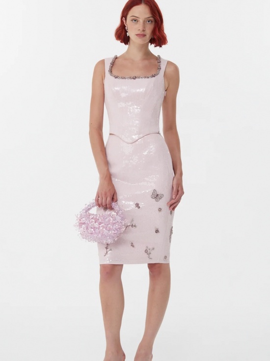 Clio Peppiatt Dresses & Skirts - Clio Peppiatt corset and skirt blossom in blush